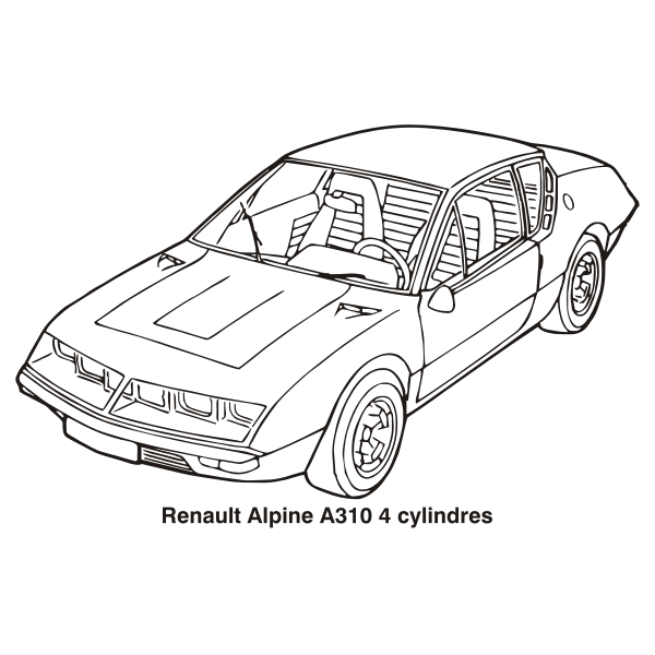 RENAULT ALPINE A310 4 CYLINDRES 1972