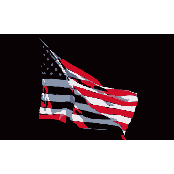 REQUEST United States Flag in Wind