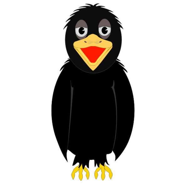 Talking crow | Free SVG