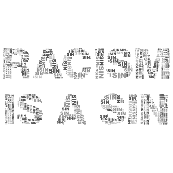Racism Is A Sin Grayscale