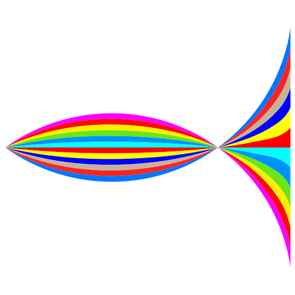 Download Rainbow Fish | Free SVG