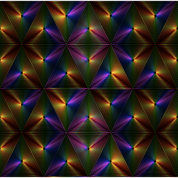 Vector graphics of rich rainbow pattern