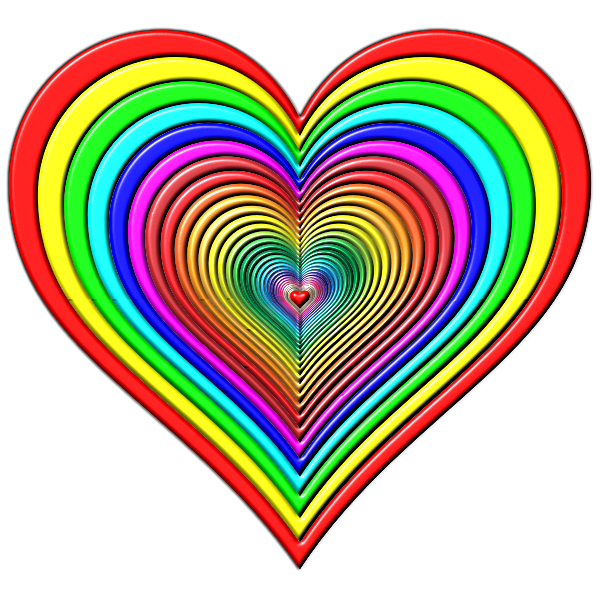 Rainbowrific Heart Enhanced