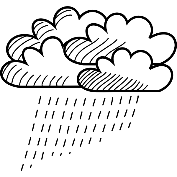 Rainy cloud | Free SVG
