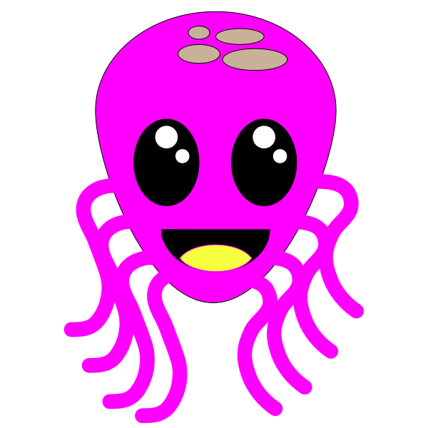 Octopus with face