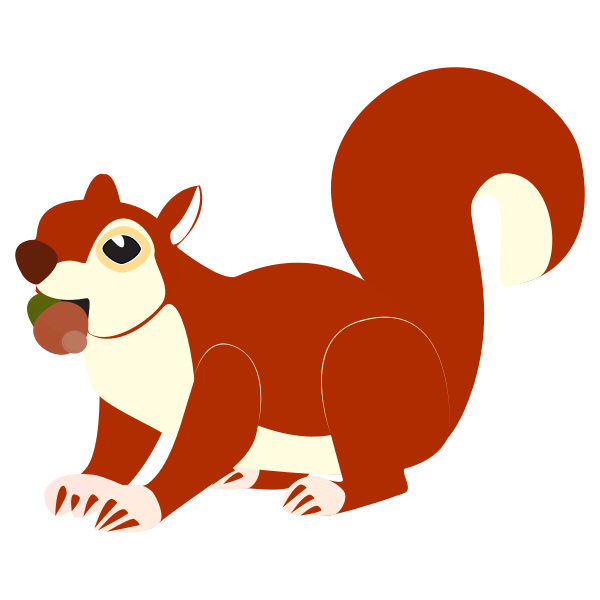 Red squirrel | Free SVG