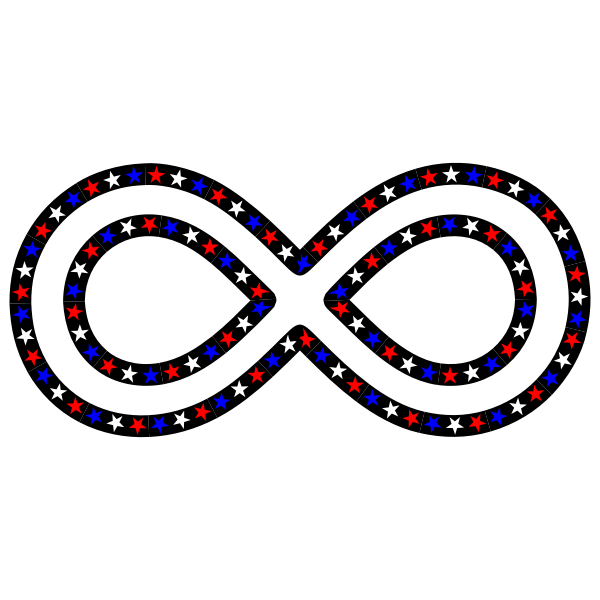 Red White Blue Infinity
