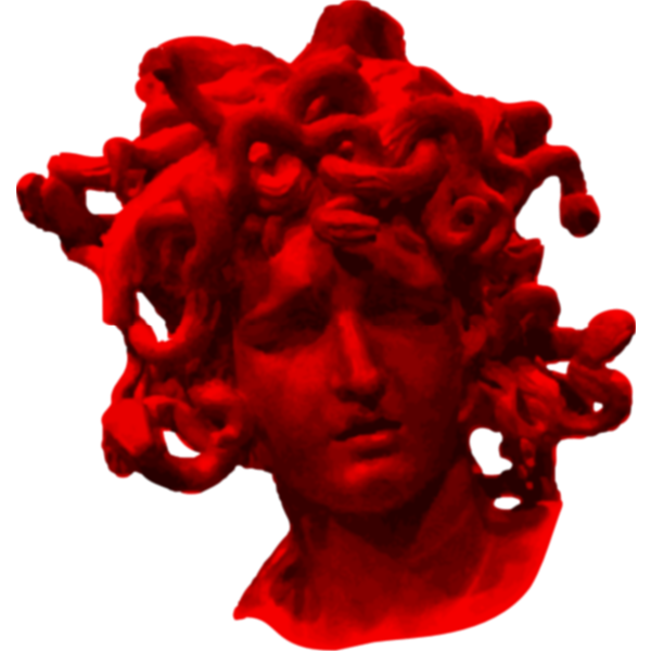 Red Medusa's head | Free SVG