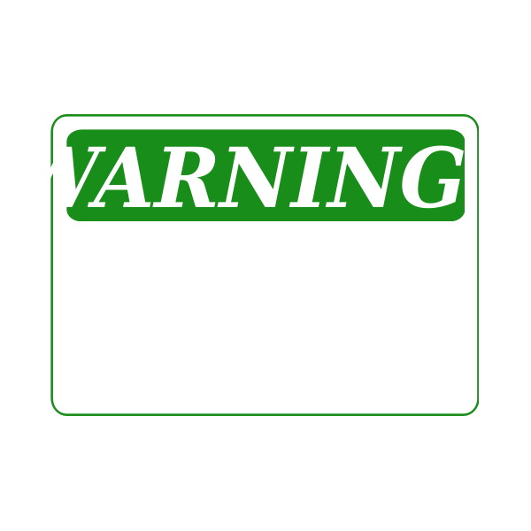 Rfc1394 Warning Blank Green