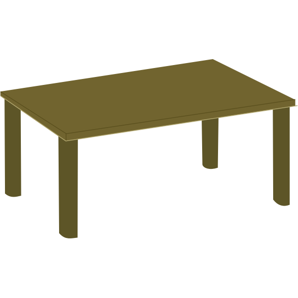 Wooden table | Free SVG