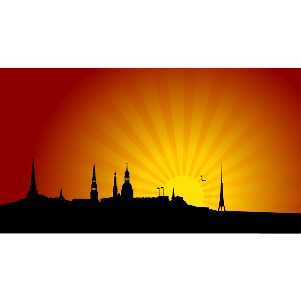 Riga sunrise