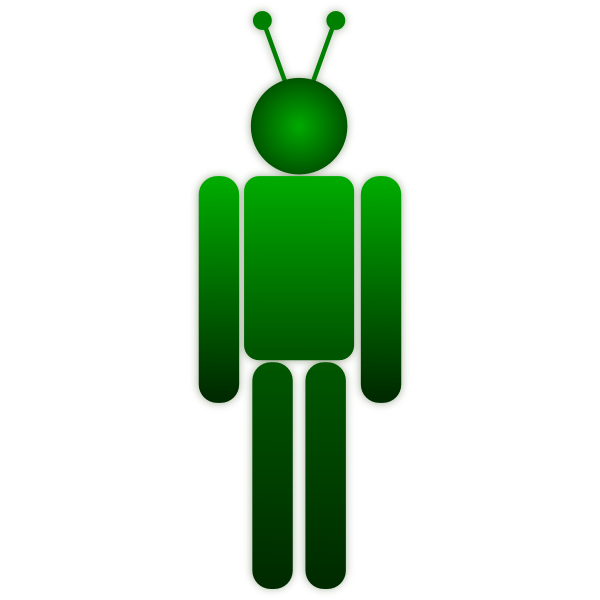 Download Vector Graphics Of Humanoid Robot Free Svg