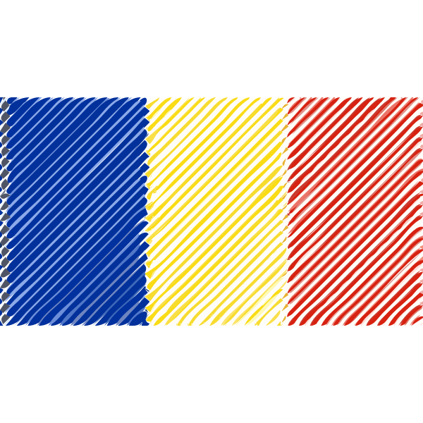 Romania flag linear 2016082623