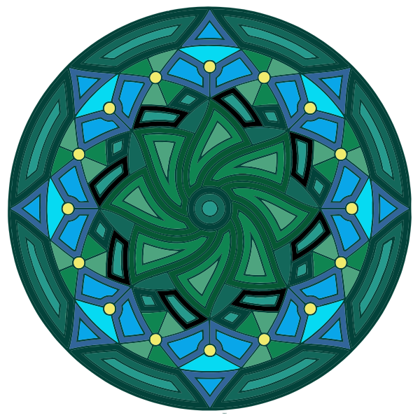 Round Mandala Design