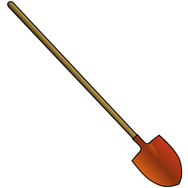 Red shovel