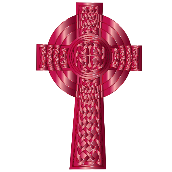 Ruby Celtic Cross