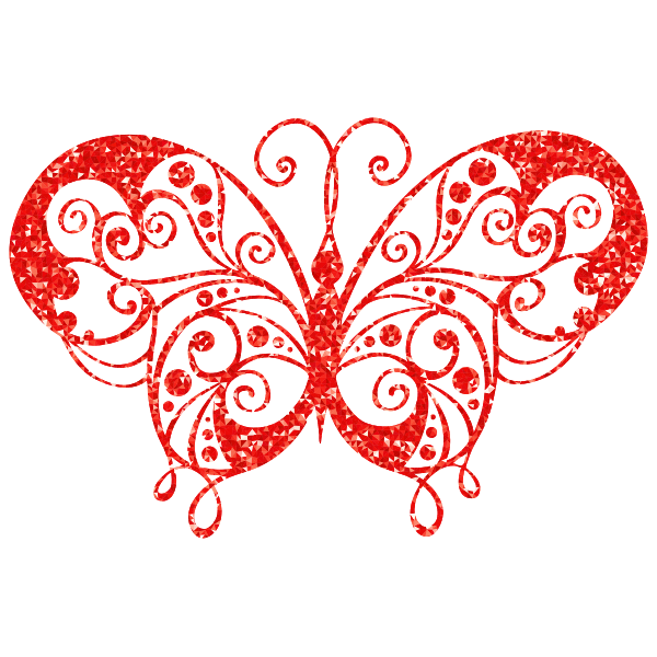 Red diamond butterfly