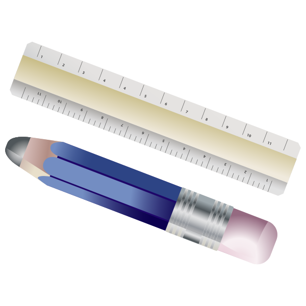 Ruler And Pencil