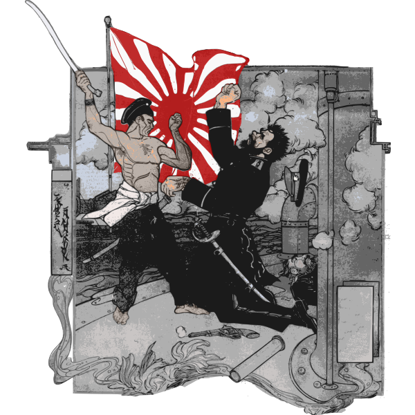 Vector graphics of Russo-Japanese war combatants