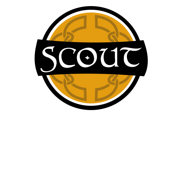 Scout Celtic sign vector clip art