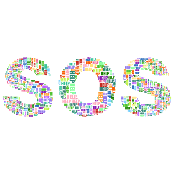 SOS typography