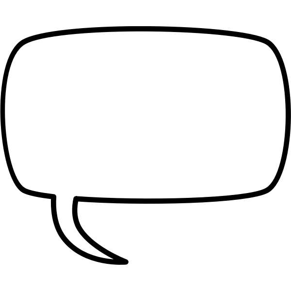Talk bubble sketch. retro empty dialog box, chat cloud and balloon • wall  stickers set, icon, empty | myloview.com