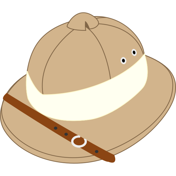 Salakot hat vector image
