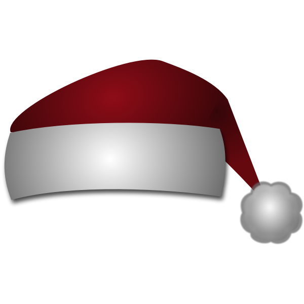 Hat of Santa Claus vector image