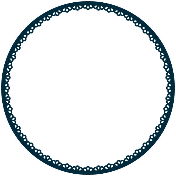 Scallop frame | Free SVG