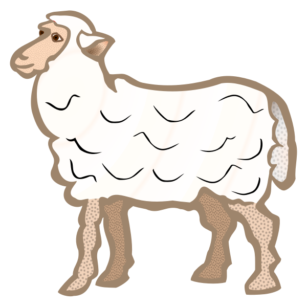 Cartoon sheep | Free SVG