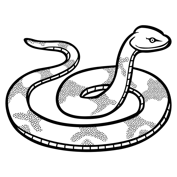 Download Convolute Snake Line Art Vector Image Free Svg