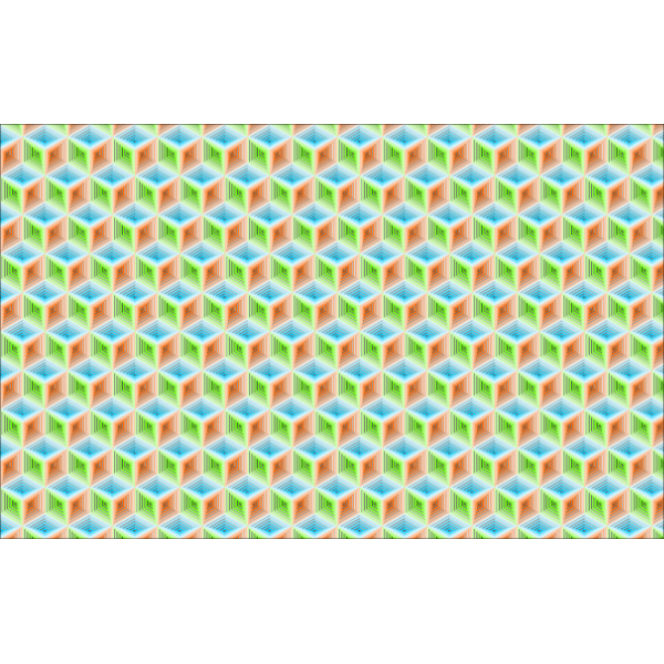 Isometric Cube Pattern Vector Image Free Svg