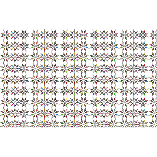 Seamless chromatic ornamental vector pattern
