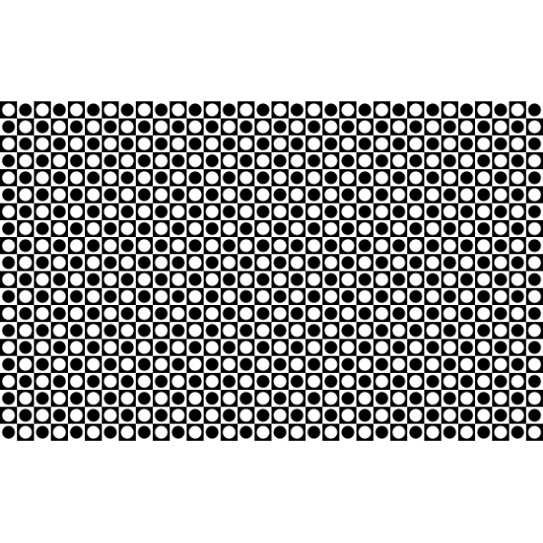 Seamless Circles And Squares Checkerboard Pattern