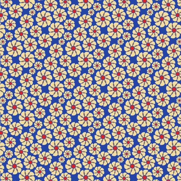 Seamless Floral Pattern Tile 2