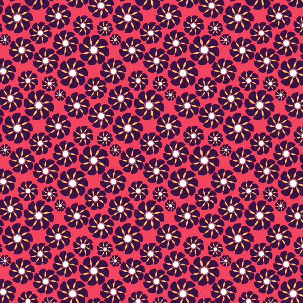 Seamless Floral Pattern Tile