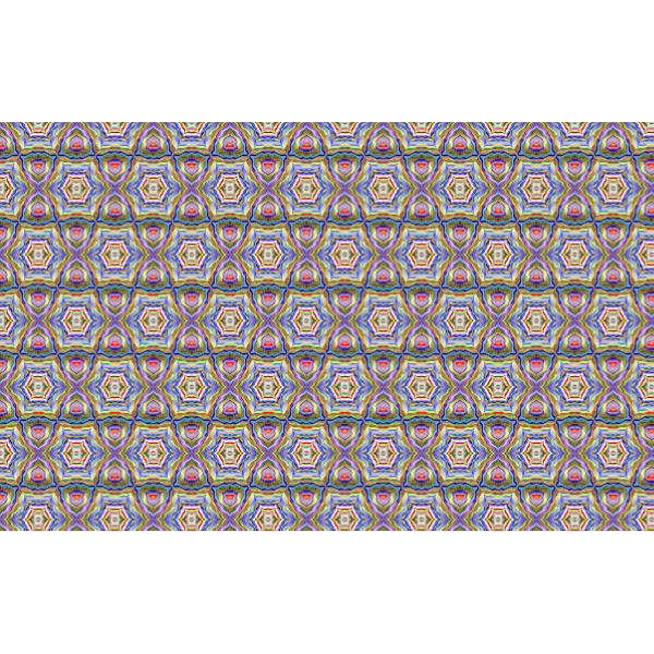 Seamless Psychedelic Geometric Pattern