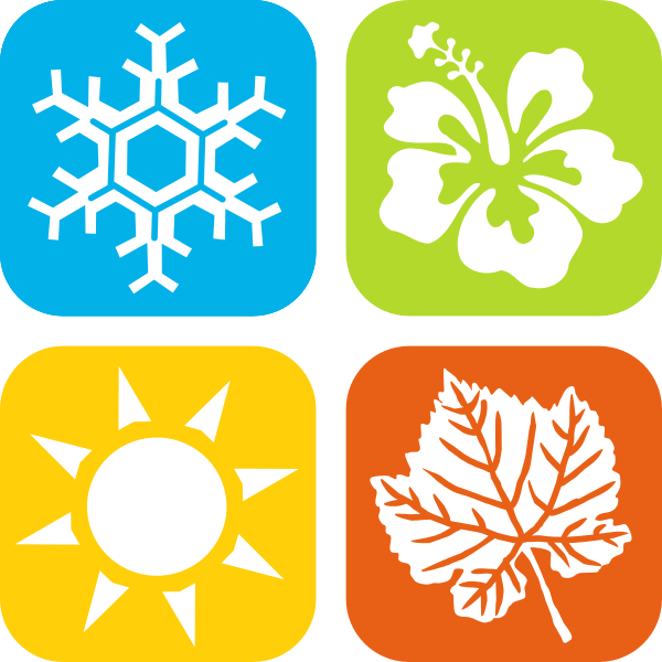 Seasons icons | Free SVG