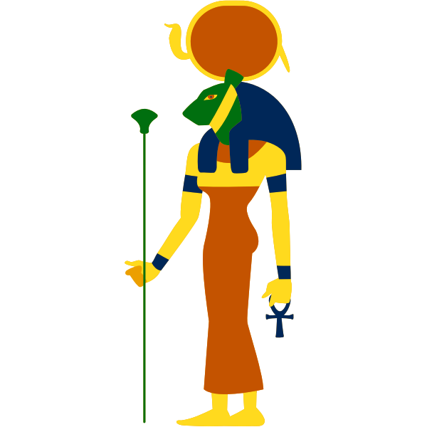 Ancient colorful deity - Free SVG