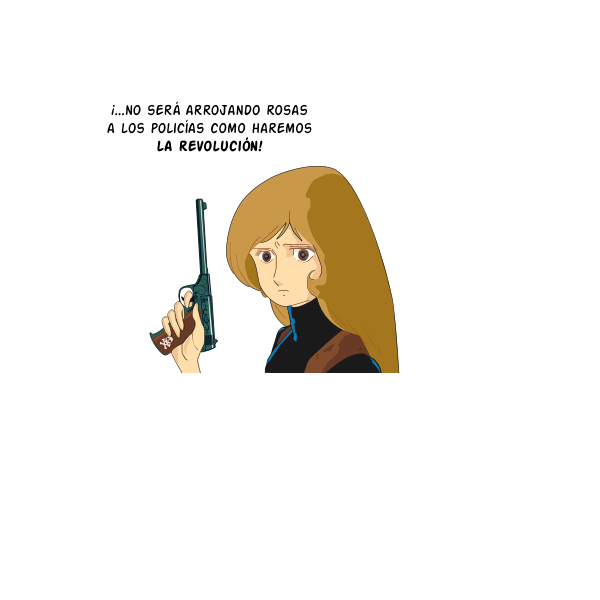 Selen character from Queen Millenia vector clip art