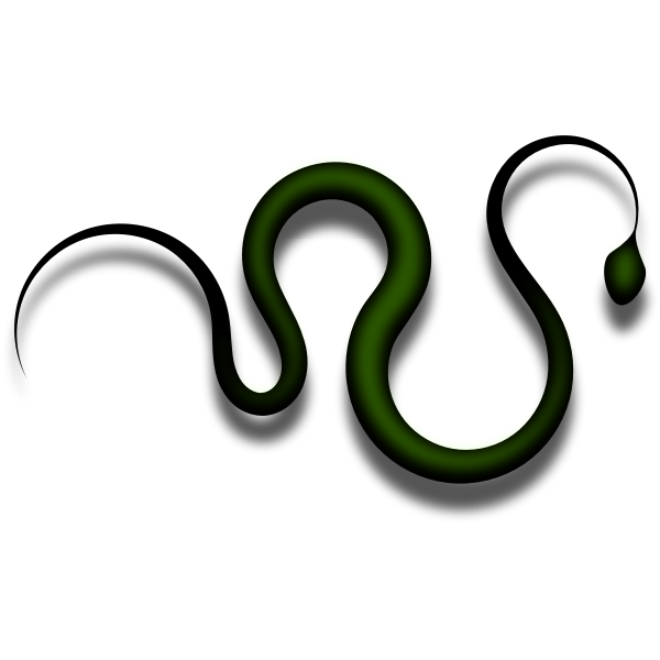Serpent vector drawing