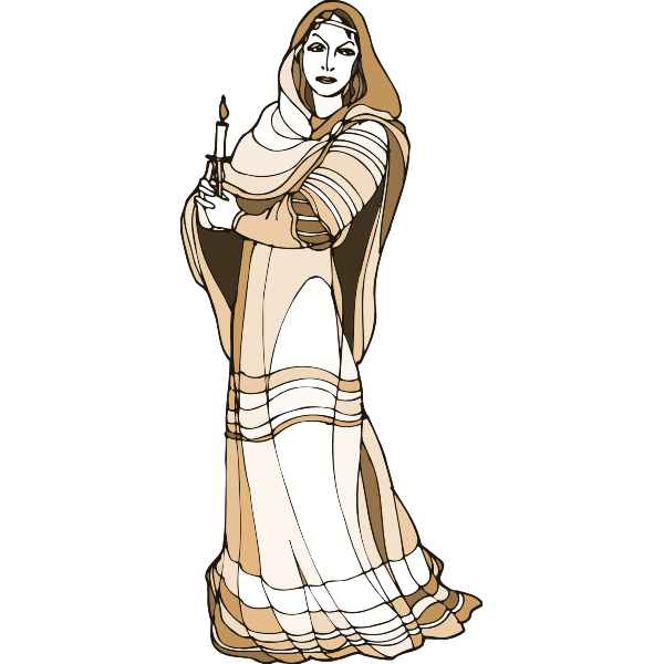 Medieval Lady Macbeth | Free SVG