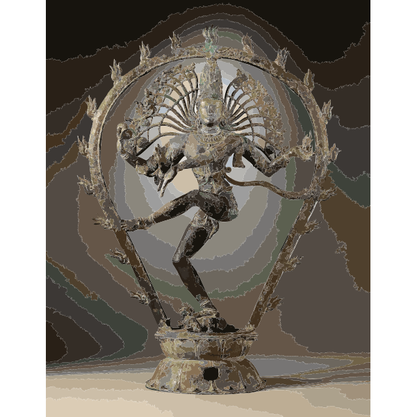 Shiva as the Lord of Dance LACMA edit 2016122121 | Free SVG Nataraja Statue Png