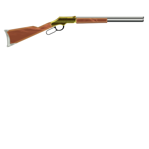 Vector image of shotgun template