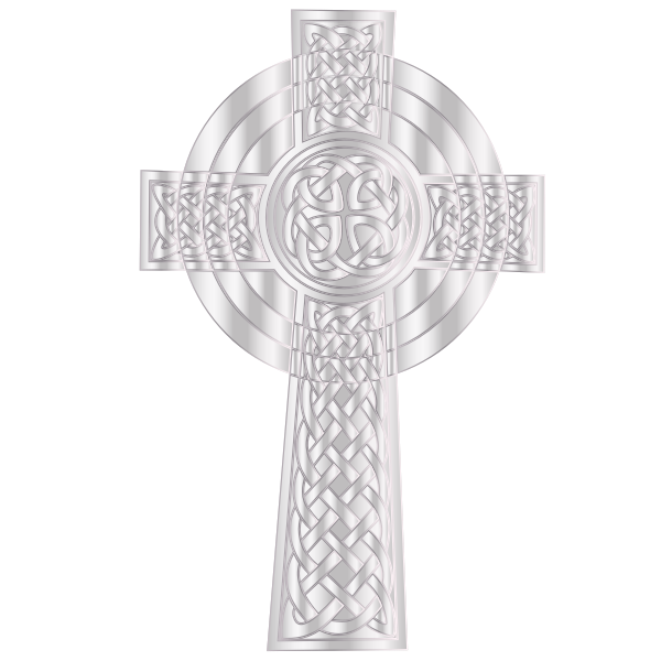 Silver Celtic Cross 2