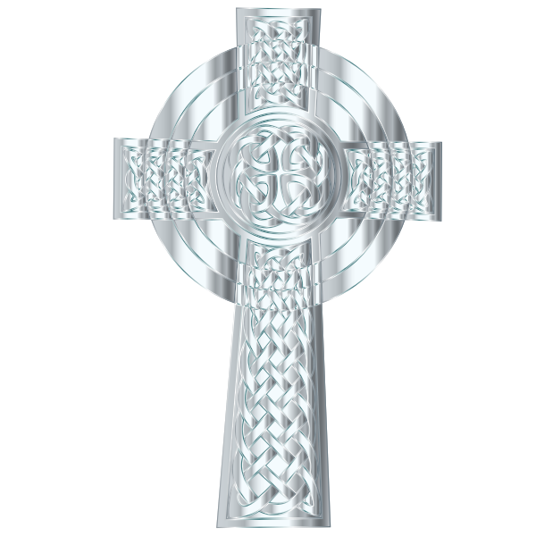 Silver Celtic Cross 3