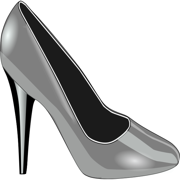 Silver shoe | Free SVG