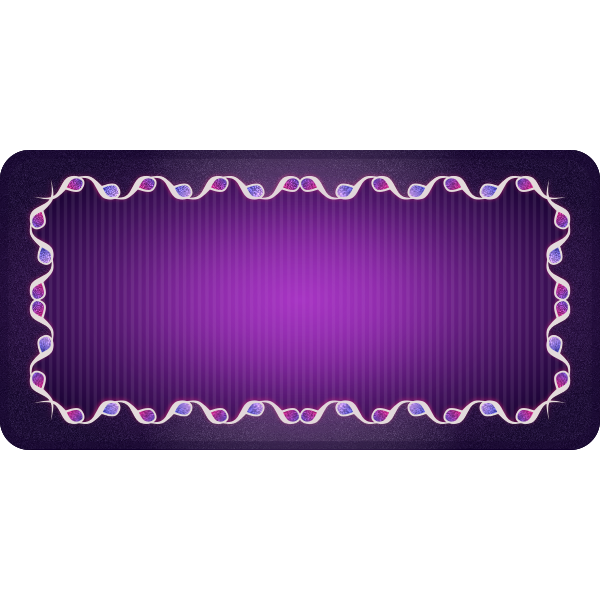 Vector clip art of violet background with rectangular border