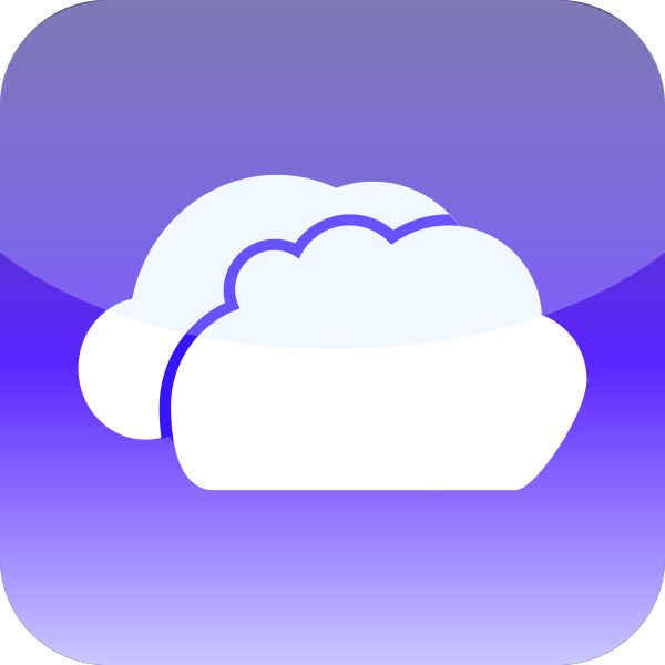 Simple Cloud Icon 2