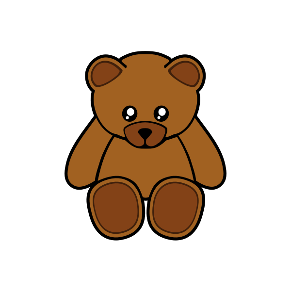 Download Vector Illustration Of Cute Crying Teddy Bear Free Svg
